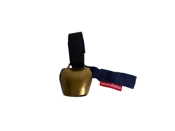 Swisstrailbell Classic Fahrradglocke aus Messing (4x4 cm)